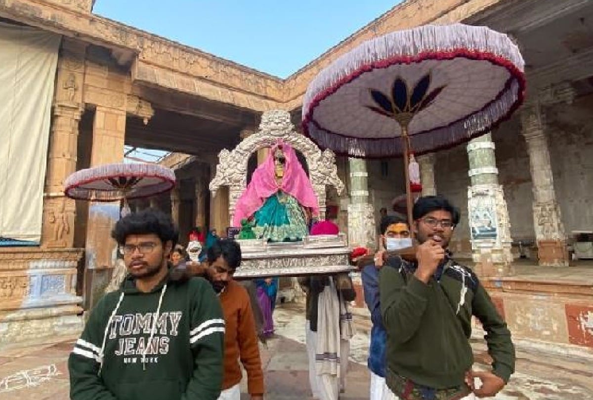 mata godamba vivah utsav in rangnath mandir vrindavan