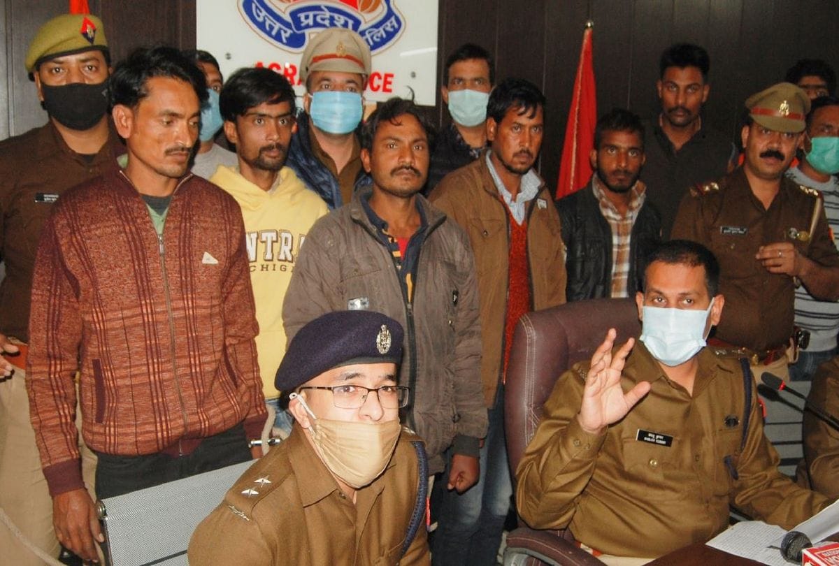 miscreants arrested before robbery in agra