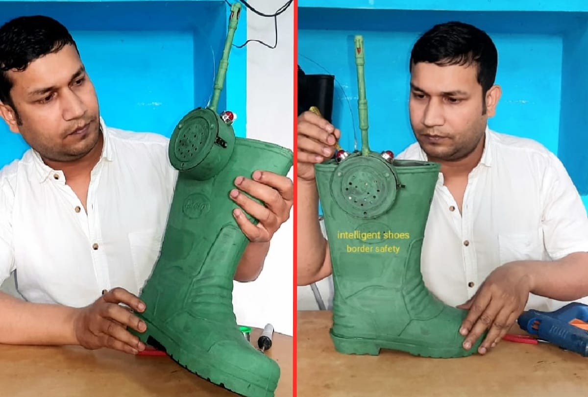 special story of young scientist make Special shoe for help of soldiers