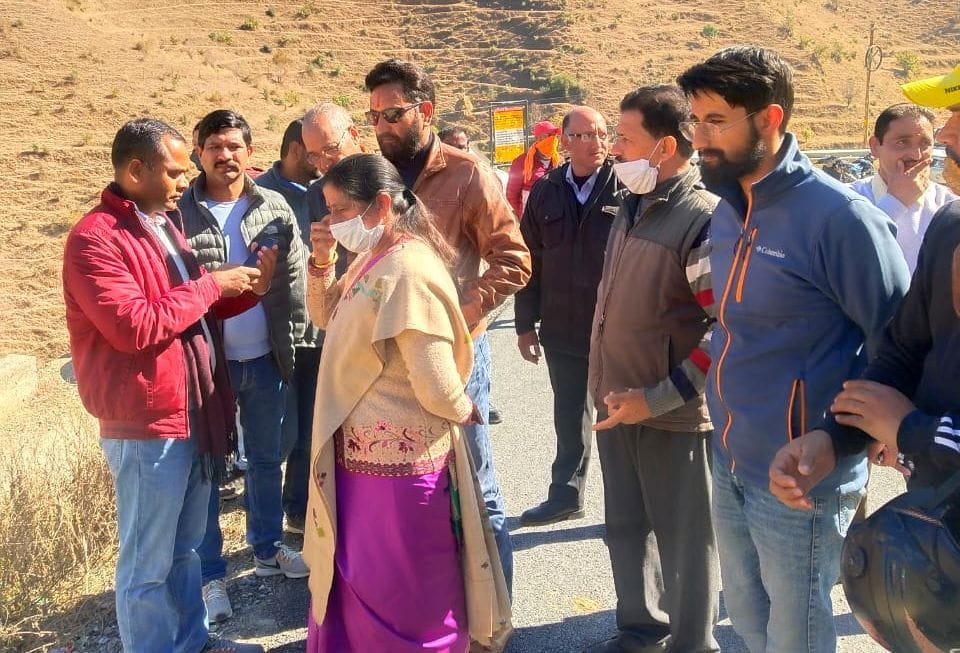 Instructions to repair the decaying Ancholi-Sunei-Toli road