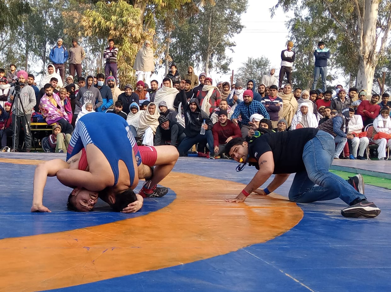 wrestling competition, jhajjar win