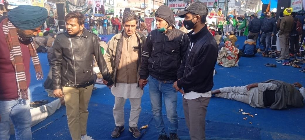 Four people held a blood camp without permission