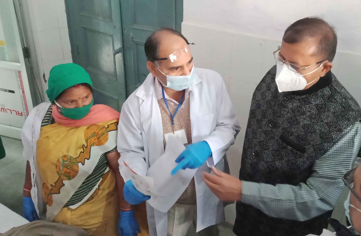 Mockdryl at seven centers regarding corona vaccination
