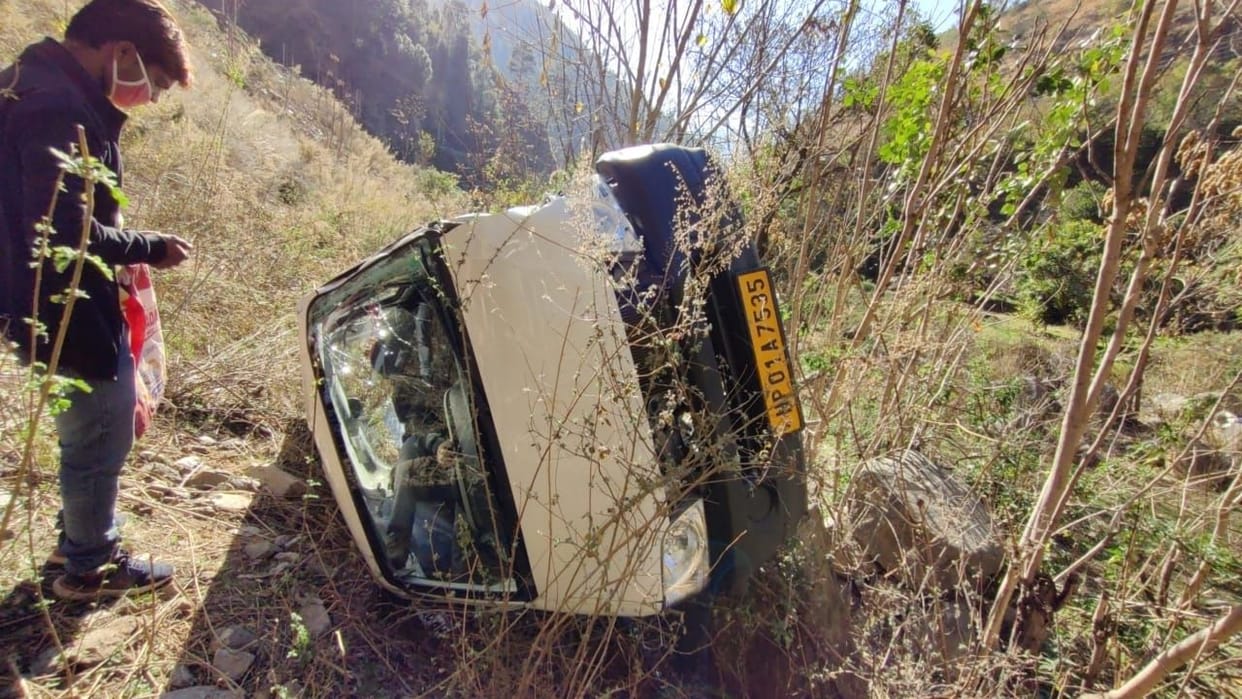 accident in kullu, Aani