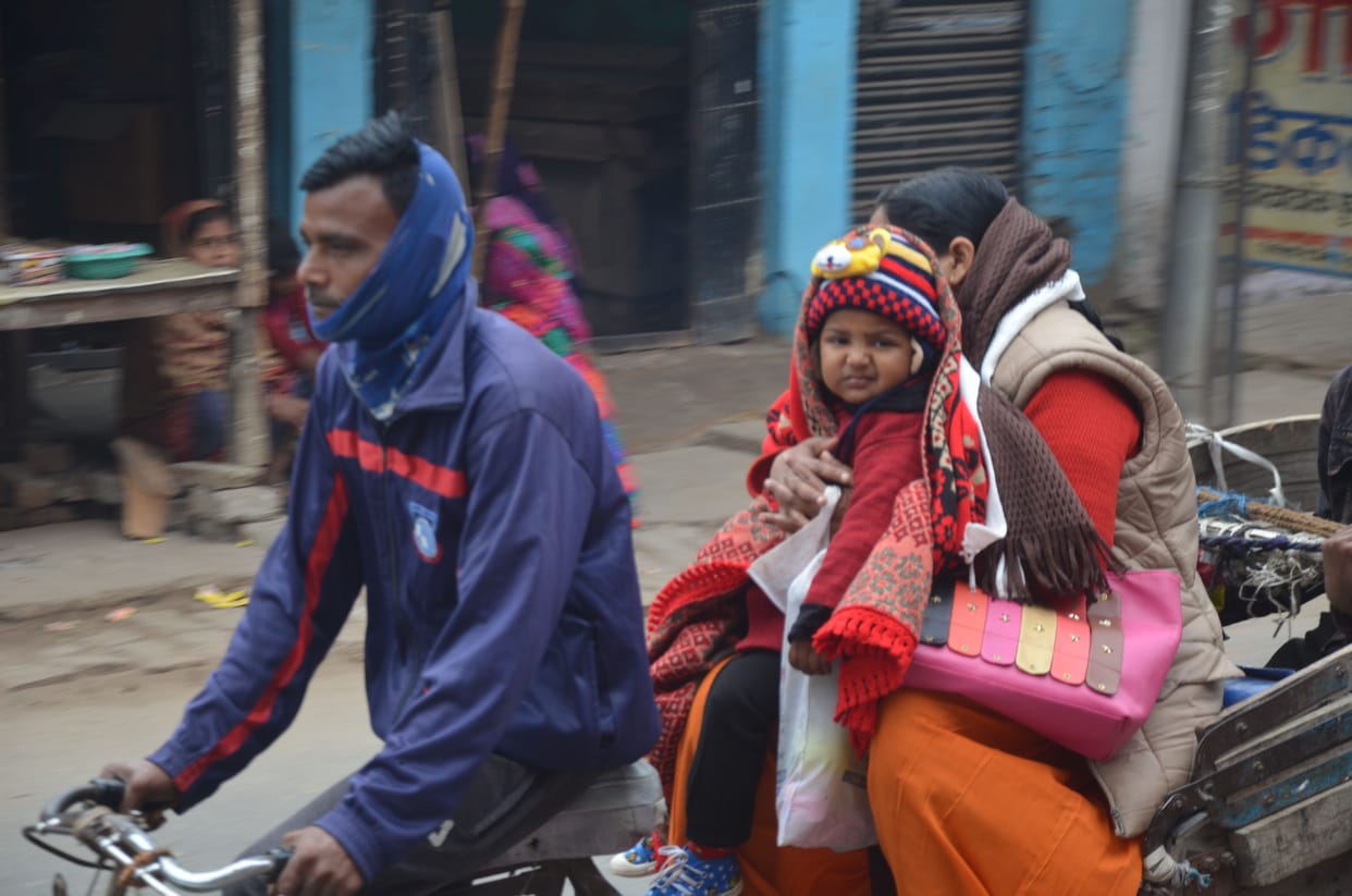 Foggy and cloudy changed the Terai season