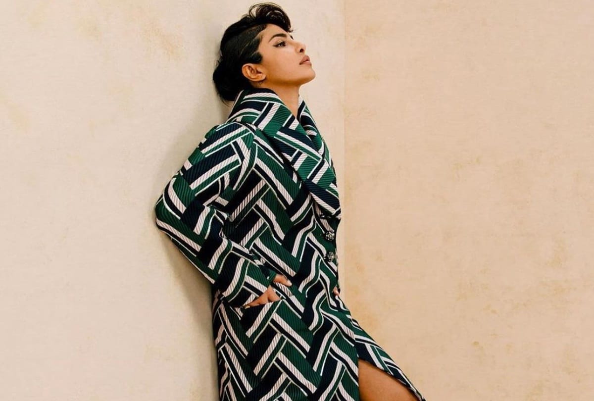 priyanka chopra breathtakingly gorgeous in latest photos yellow suit is look like sunshine