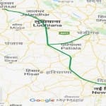 बुलेट ट्रेन का संभावित रूट