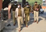 एसपी सिटी कार्यालय पर एडीजी  आगरा जॉन अजय आनंद के साथ मौजूद वरिष्ठ पुलिस अधीक्षक अजय कुमार