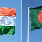 भारत और बांग्लादेश का झंडा
