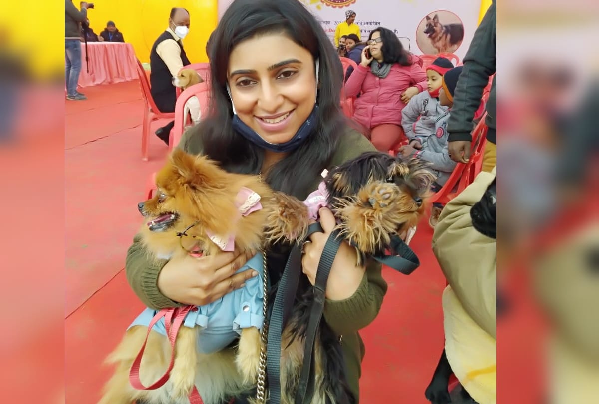 Dog show in gorakhpur Mahotsav 2021 latest photos