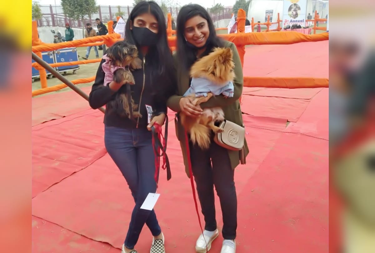 Dog show in gorakhpur Mahotsav 2021 latest photos
