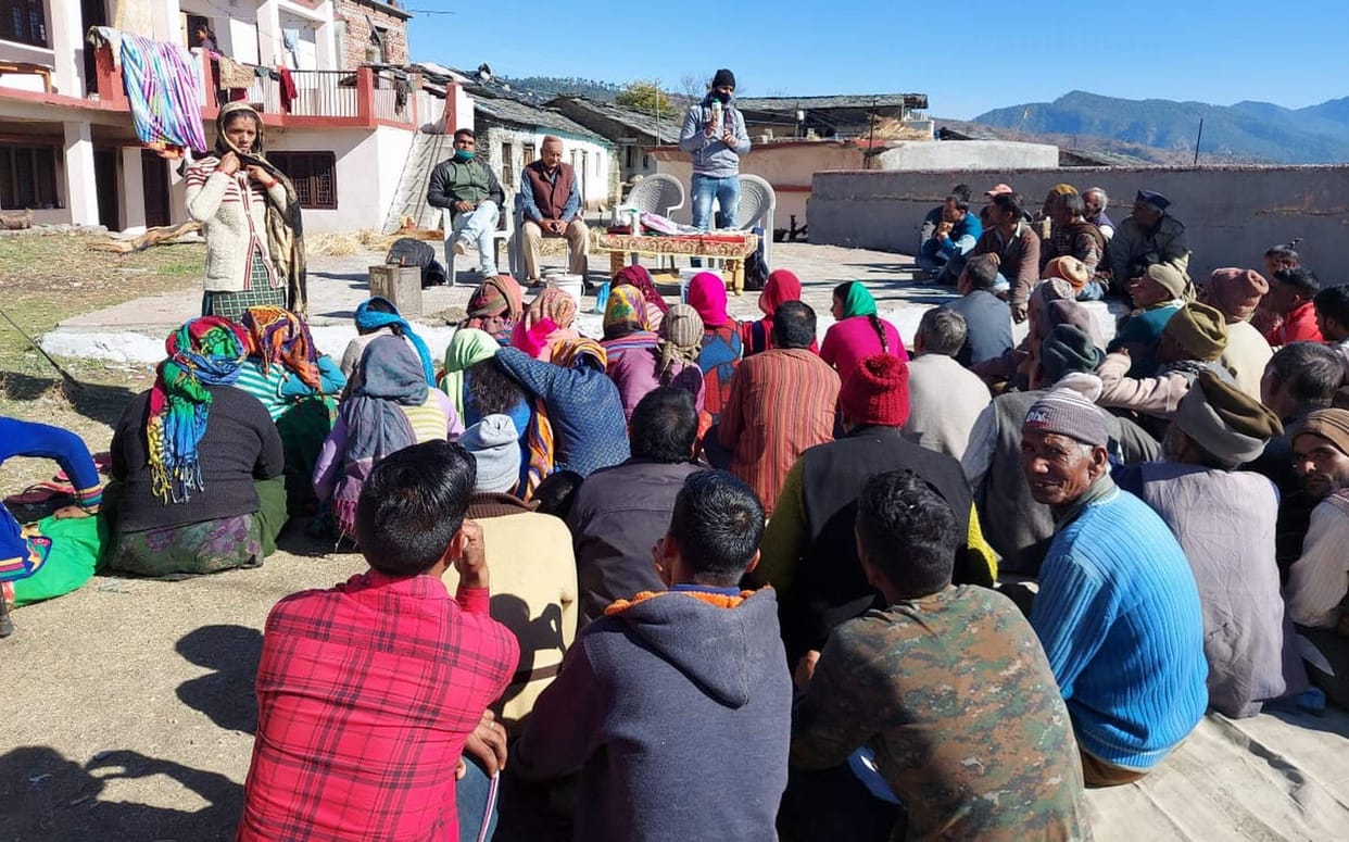 Teach villagers the tricks of organic farming