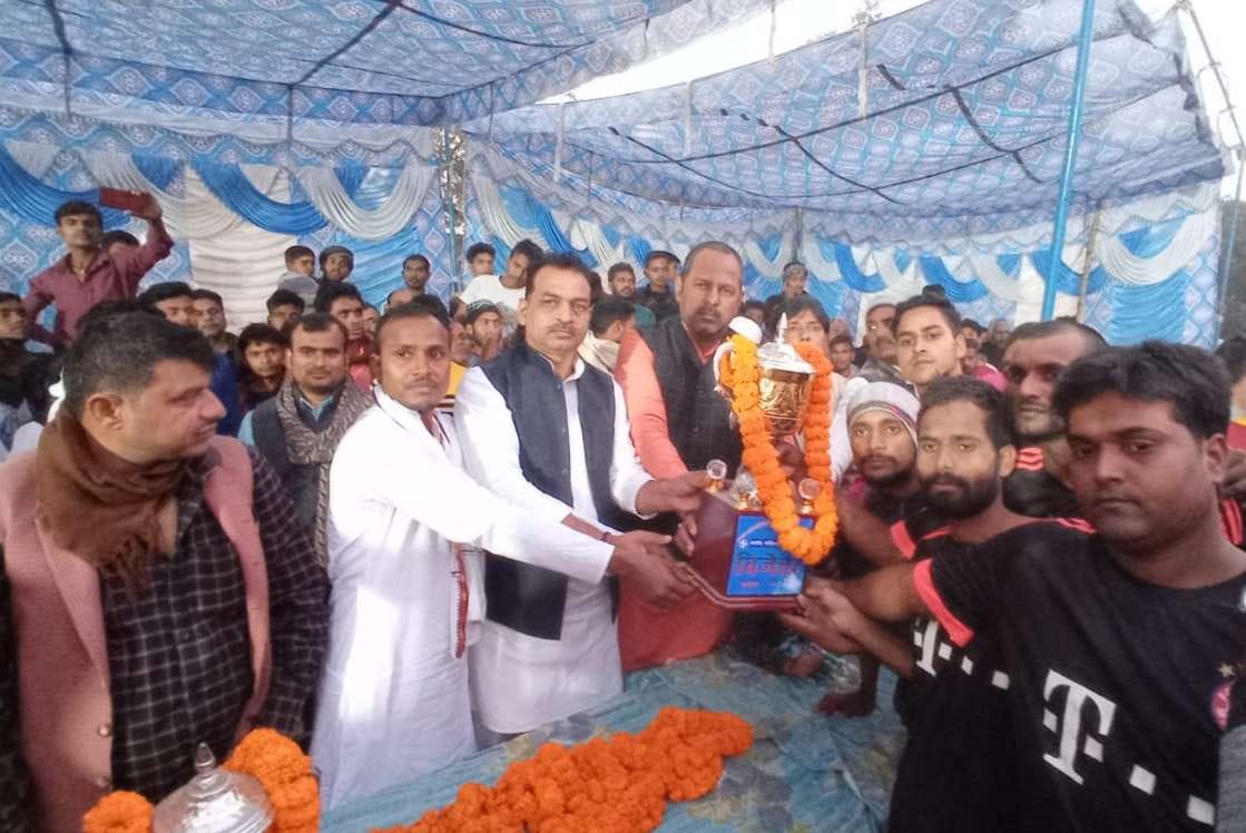 football match in  ballia