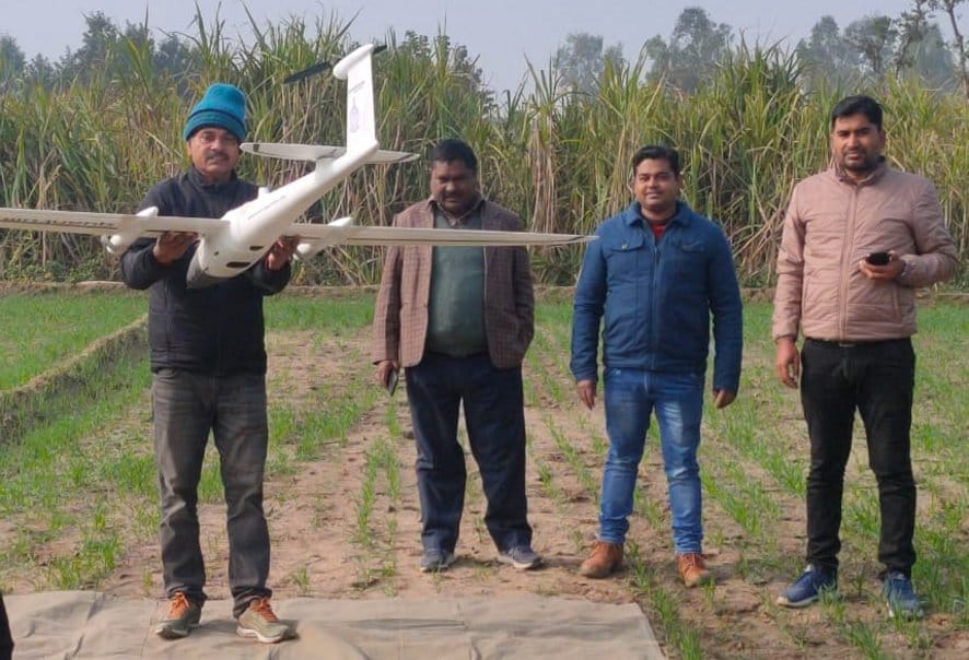 Drone flown in eight villages of Kiratpur