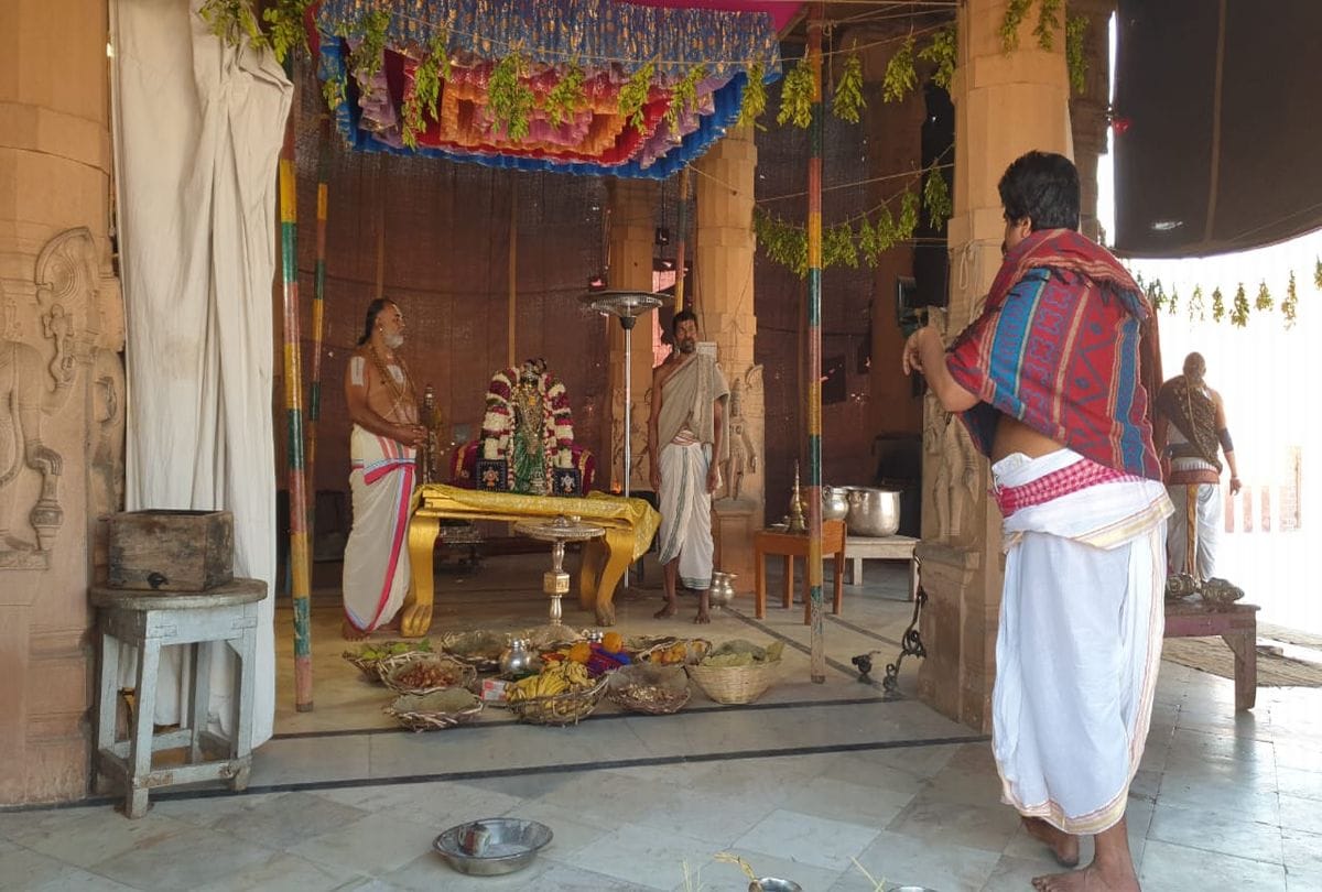 Devi Goda Vivah ustav celebration in Ranganath Temple Vrindavan