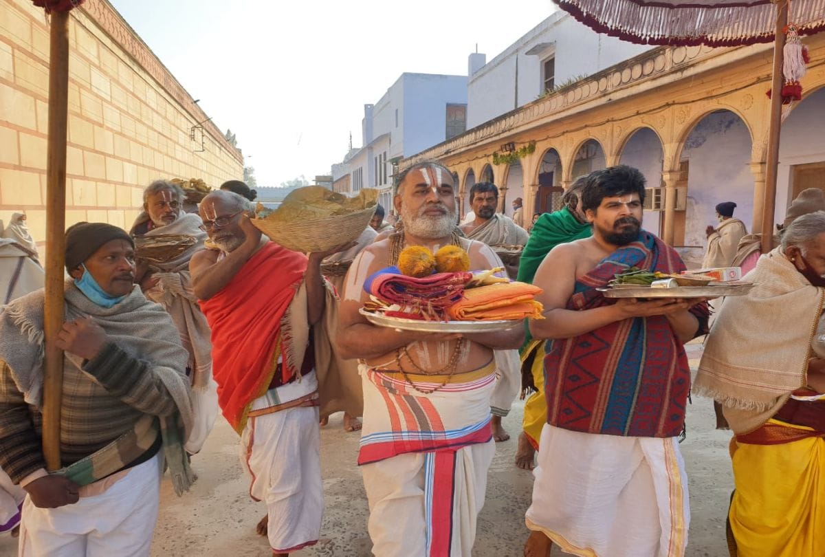 Devi Goda Vivah ustav celebration in Ranganath Temple Vrindavan