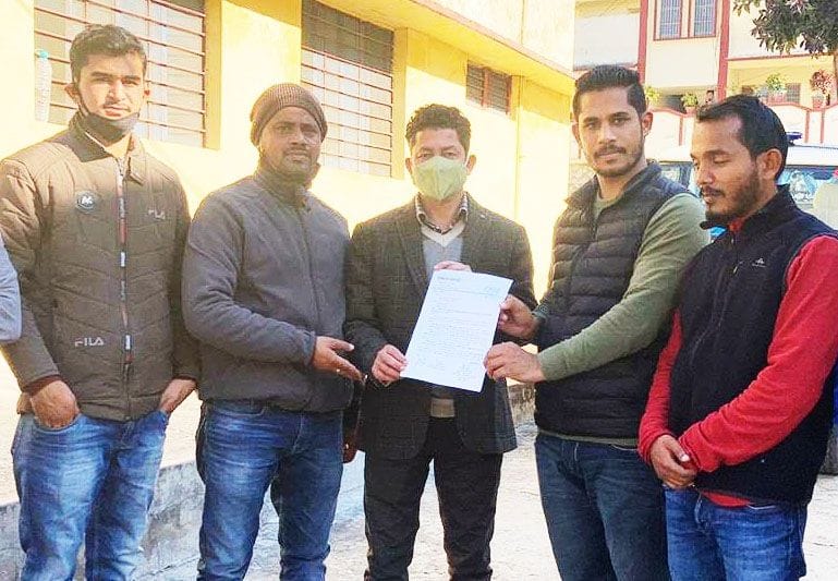 Aryan landed in support of widening of Nandprayag Ghat route
