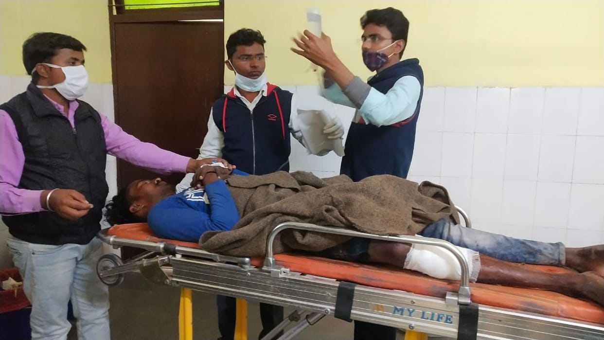 Jumping from police bike, ran into policeman's bullet during encounter during police investigation