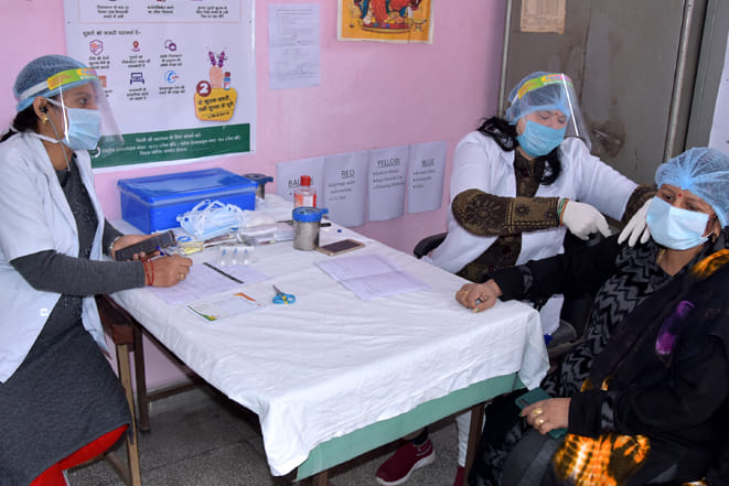 Corona vaccination rehearsal at 24 centers