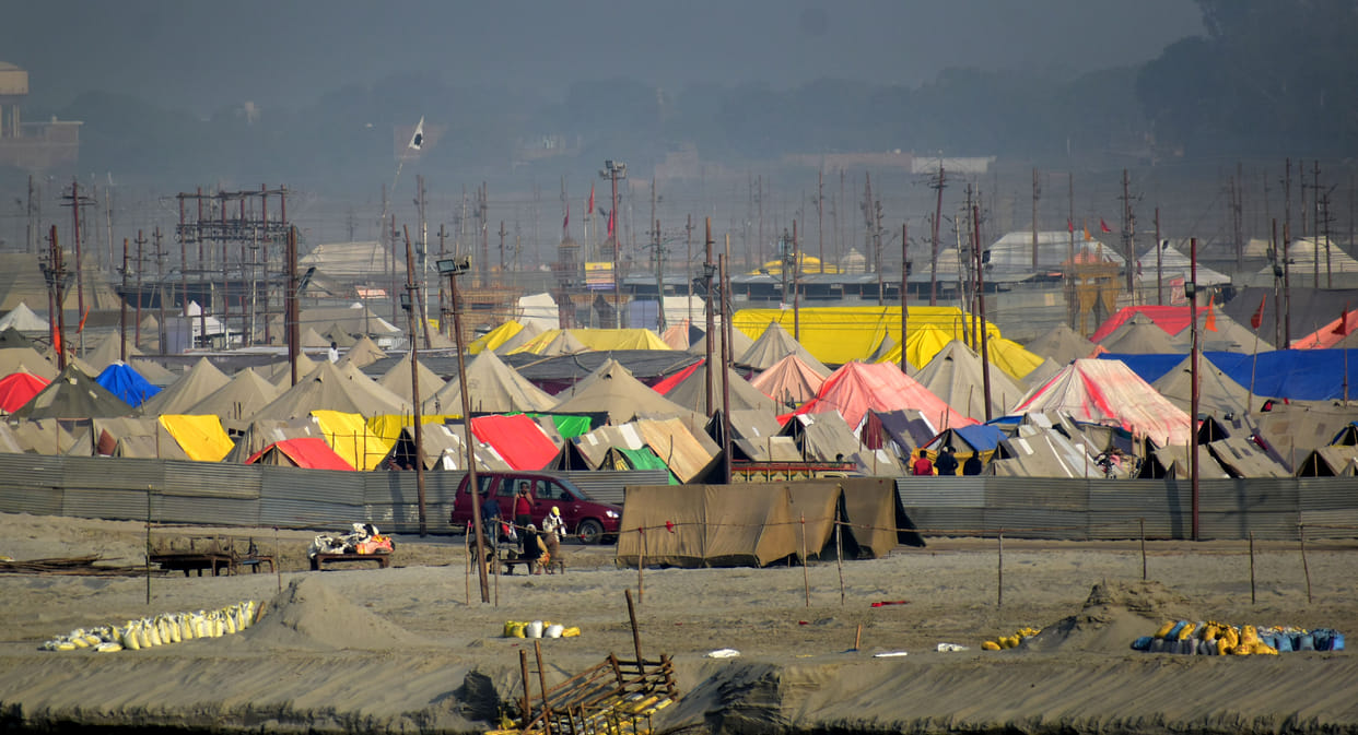 Fair of saints and devotees decorated on Sangam sand, Makar Sankranti tomorrow