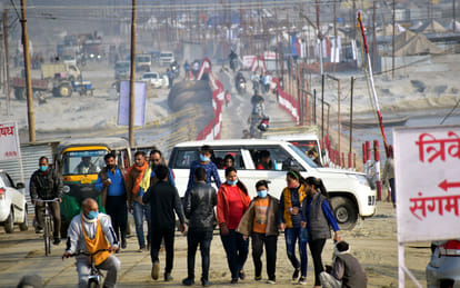 Fair of saints and devotees decorated on Sangam sand, Makar Sankranti tomorrow