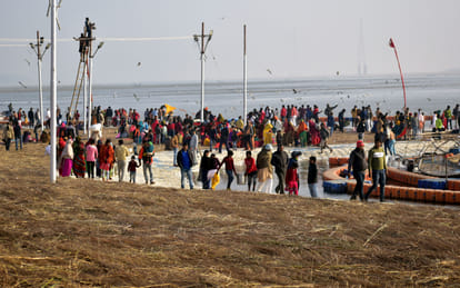 Fair of saints and devotees decorated on Sangam sand, Makar Sankranti tomorrow