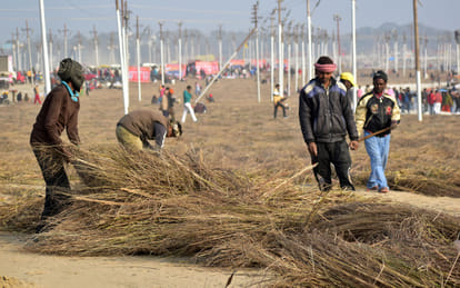 Fair of saints and devotees decorated on Sangam sand, Makar Sankranti tomorrow