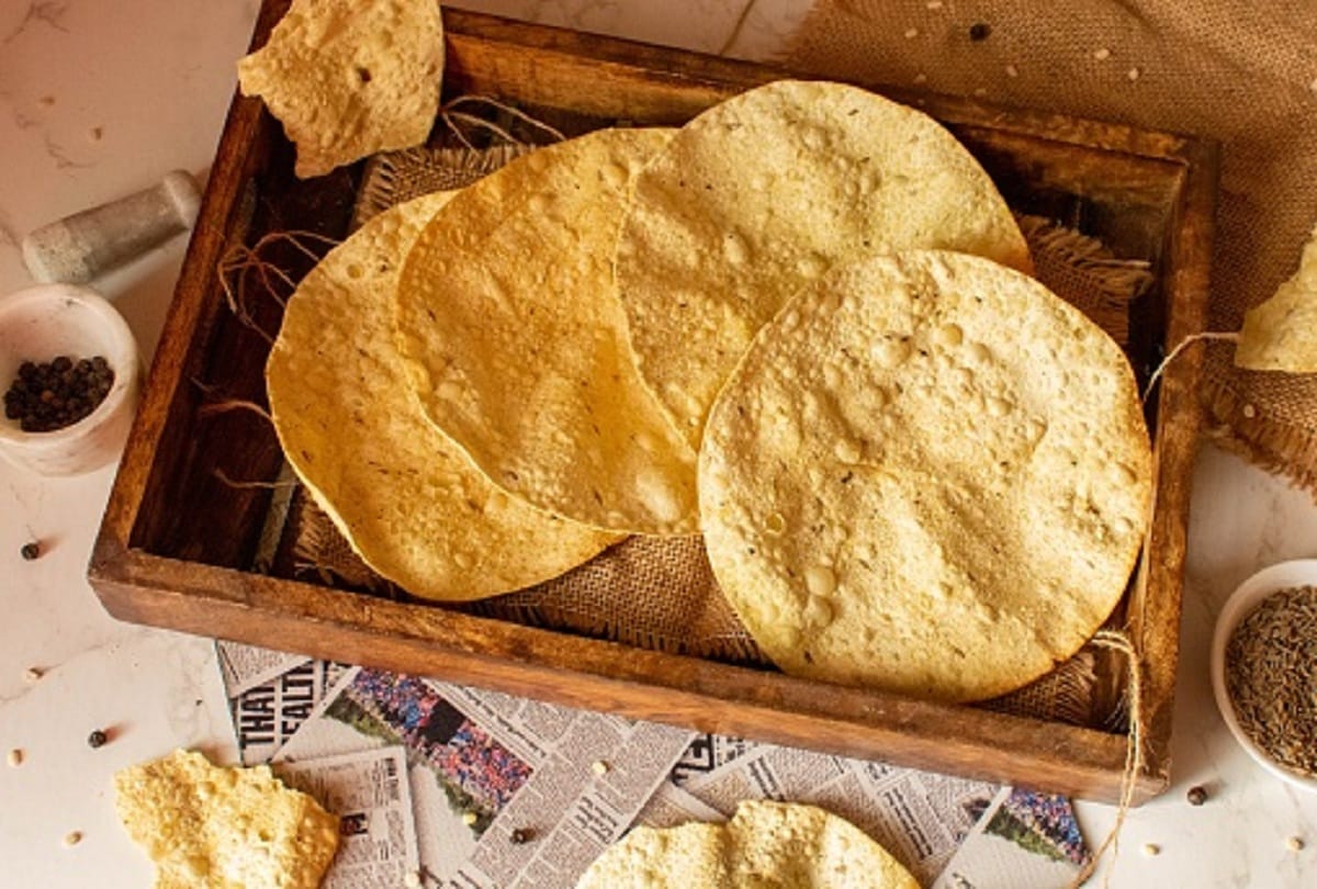 rajasthani style papad sabji recipe in hindi