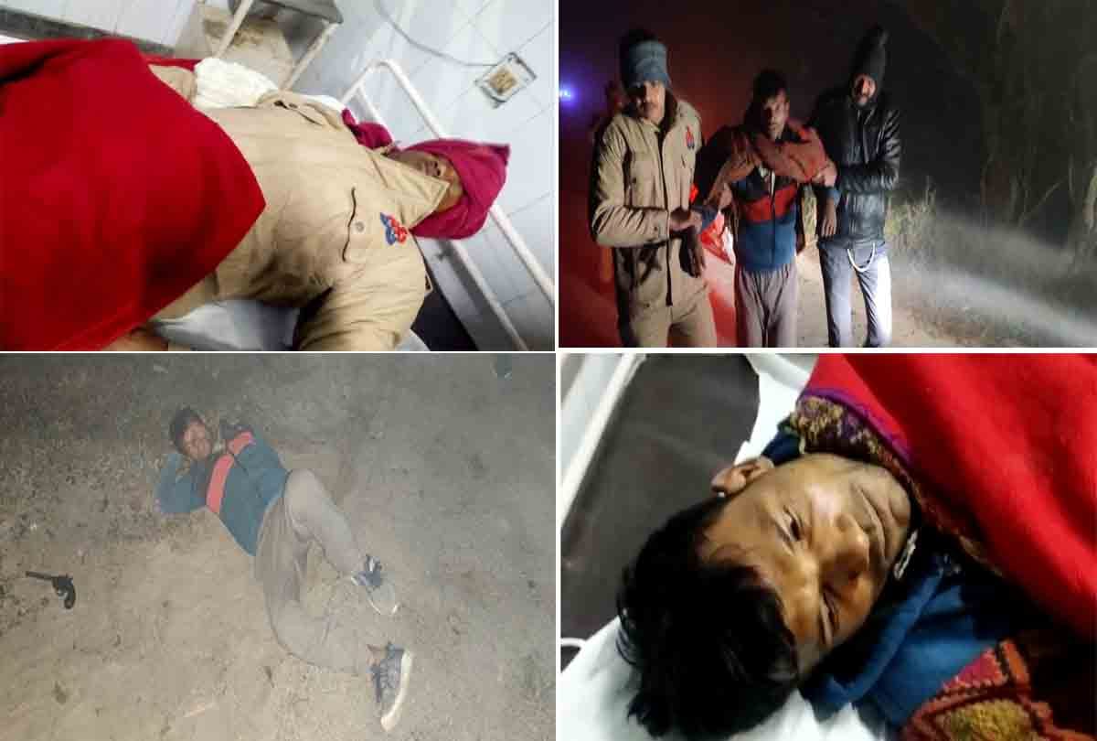 UP: encounter of miscreants sitting for robbery in Farrukhabad with police