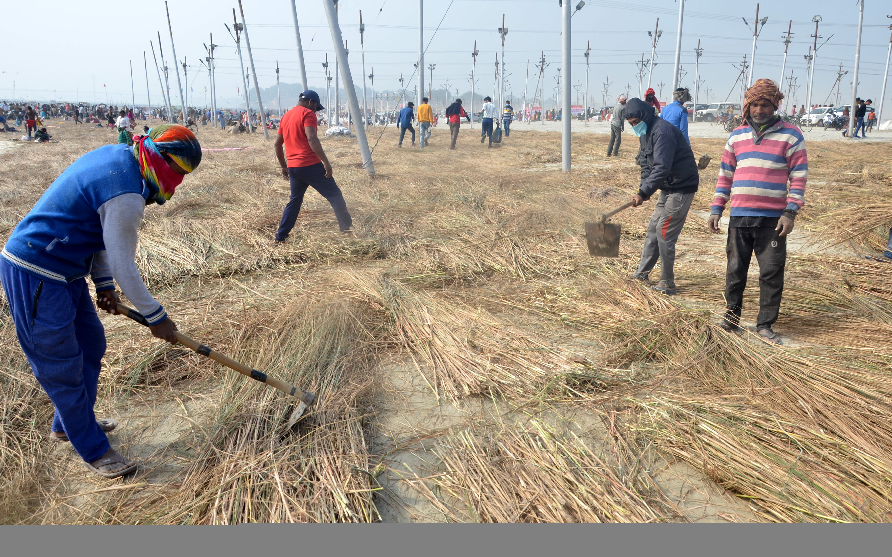 Magh mela: Faith over Kovid's awe, Kalpavasi started reaching