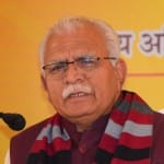 हरियाणा के मुख्यमंत्री मनोहर लाल।