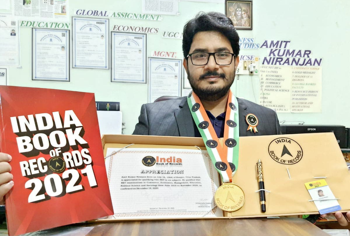 name of Amit recorded in India Book of Records