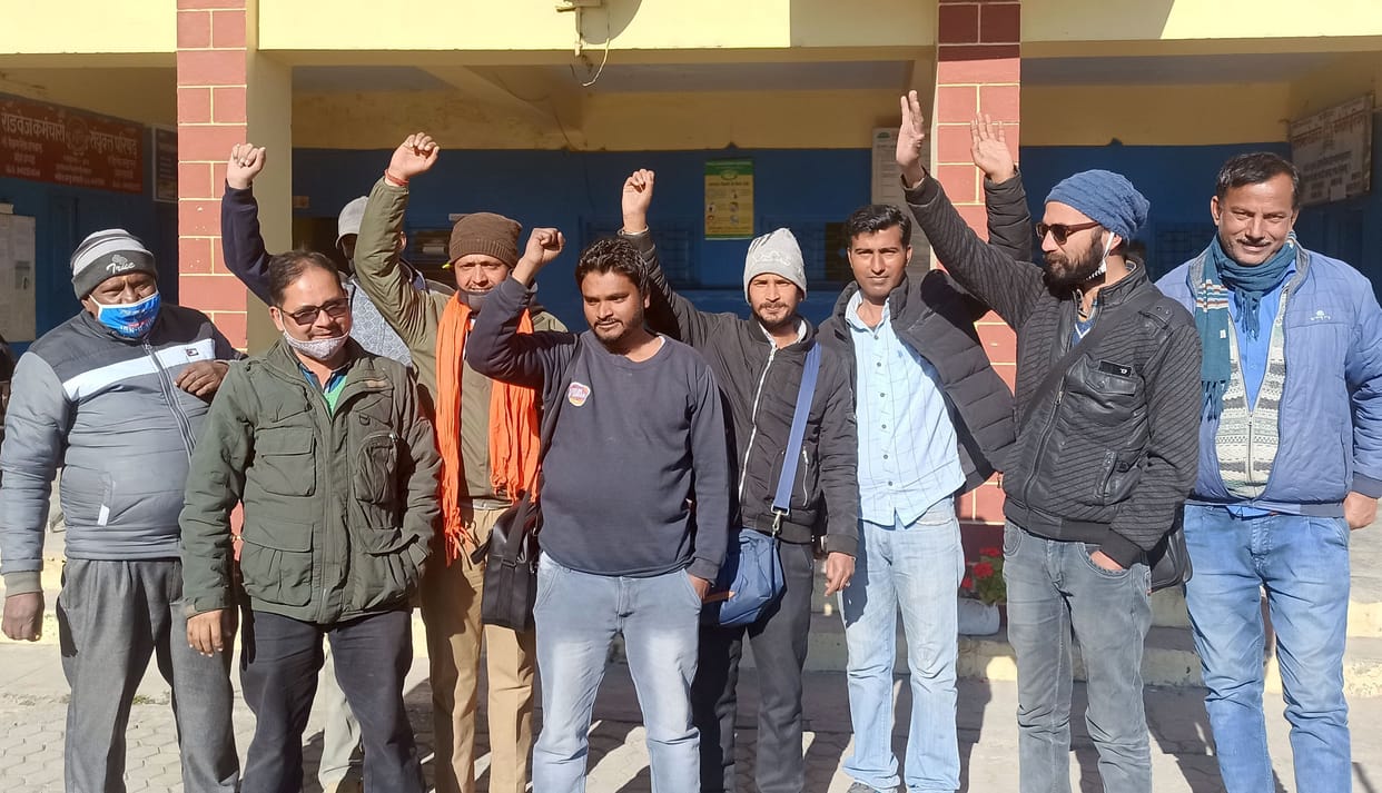 Roadways employees boycott work in Pithoragarh