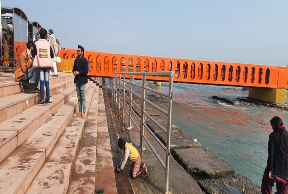 Makar Sankranti 2021 Latest news: Ganga Water Level Decreases before Snan on Haki pauri Photos
