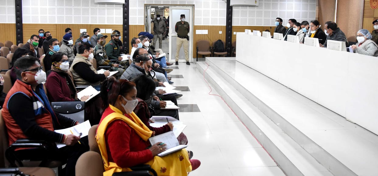 meeting for corona vaccination preparation