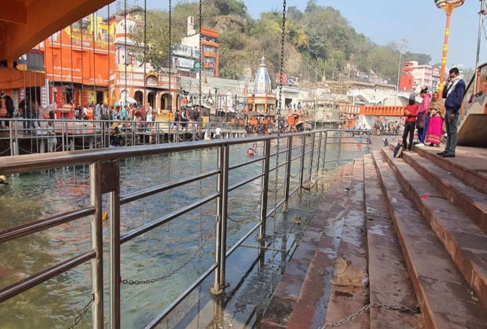 Makar Sankranti 2021 Latest news: Ganga Water Level Decreases before Snan on Haki pauri Photos