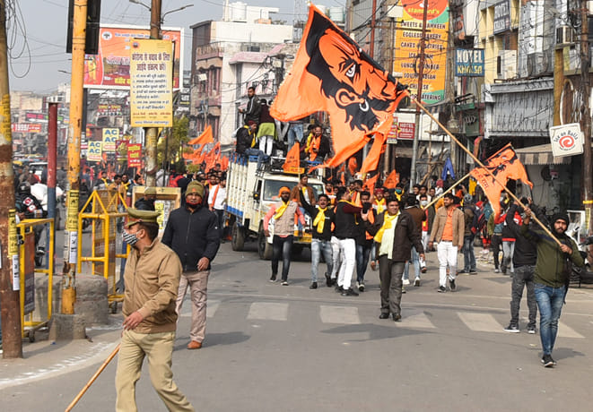 Bike rally organized for cooperation in construction of Shri Ram temple