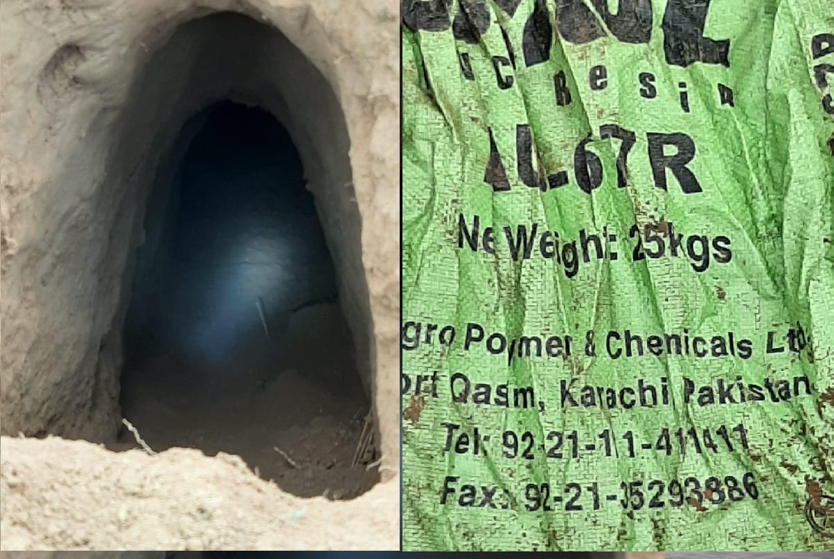 Border Security Force detects a tunnel along International Border in Hiranagar sector of Kathua