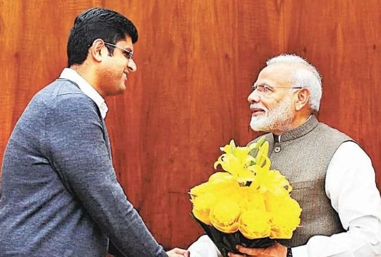 Haryana Deputy Chief Minister Dushyant Chautala meet Prime Minister 