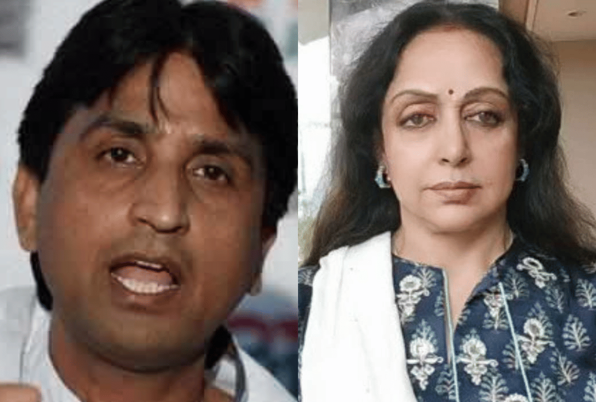 kumar vishwas tweet over hema malini statement on farmers protest