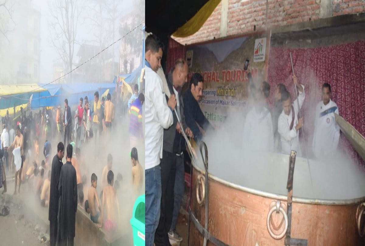 Makar Sankranti 2021: Devotees took holy bath in Tattapani of Himachal pradesh, See photos