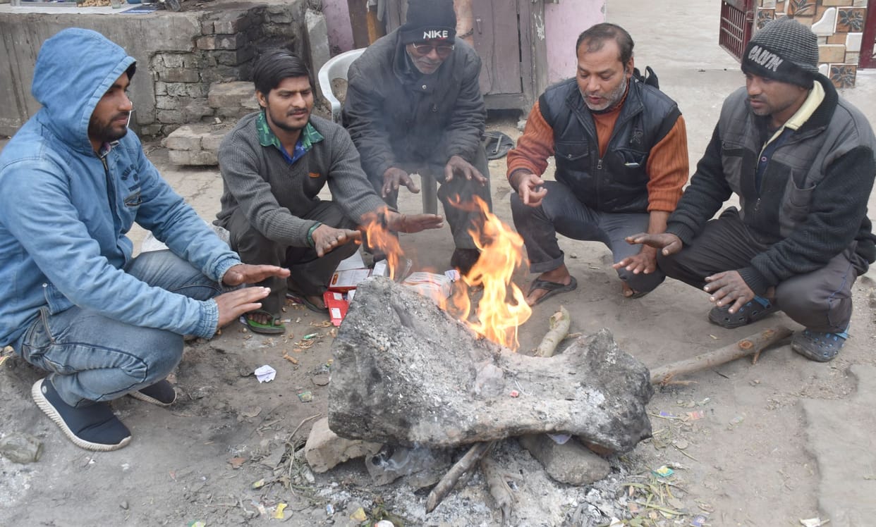 Mercury reaches five degrees, life is suffering from cold
