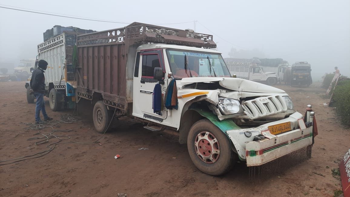 accident in fog, one dead