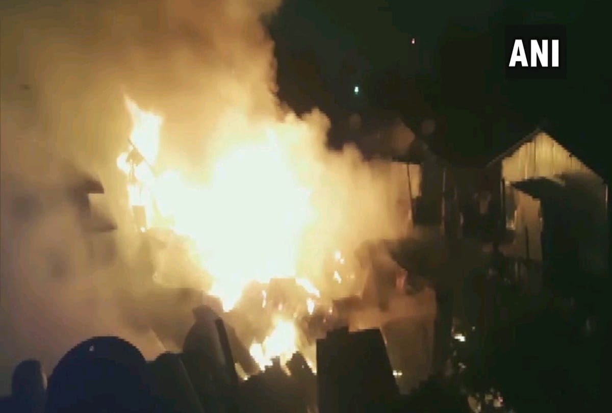 uttarakhand news :  animal house caught fire in uttarkashi, four animal died