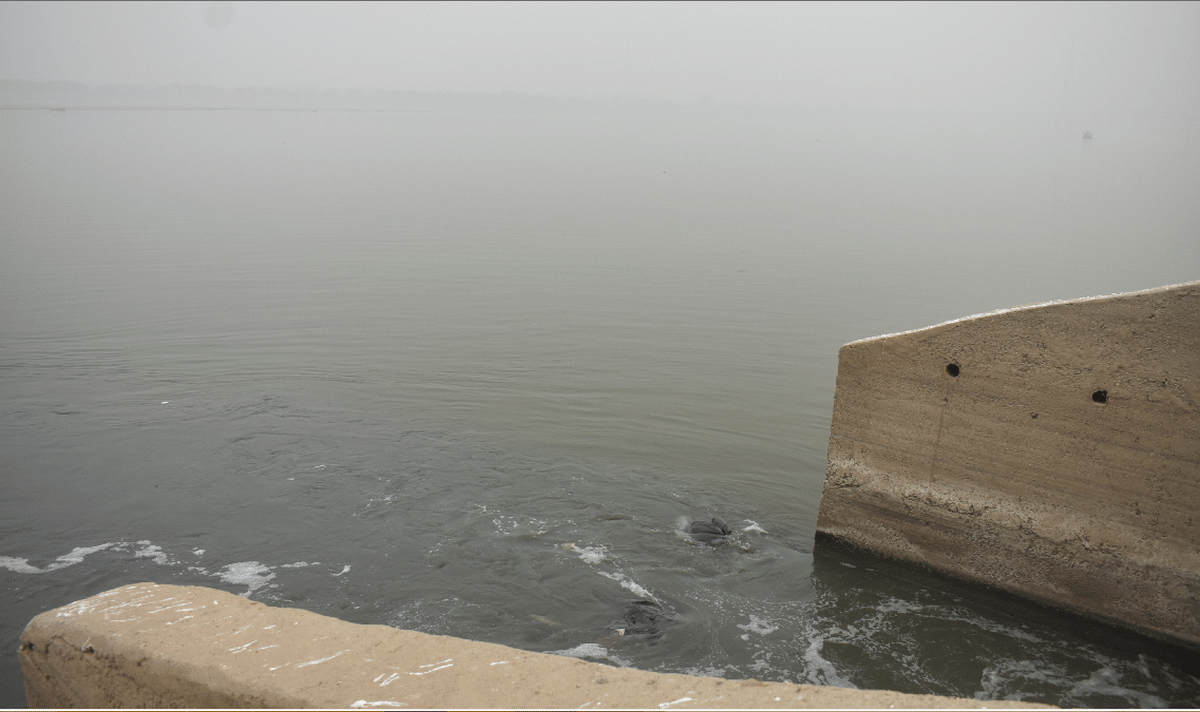 Crors rupees are being spent to clean Ganga yet sewage is flowing in varanasi up