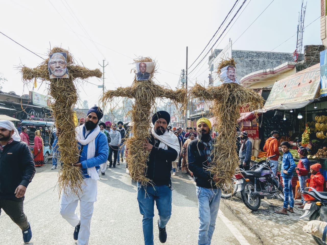 Kisan Andolan: Farmers tractor rally in Udham Singh Nagar, watch in photos