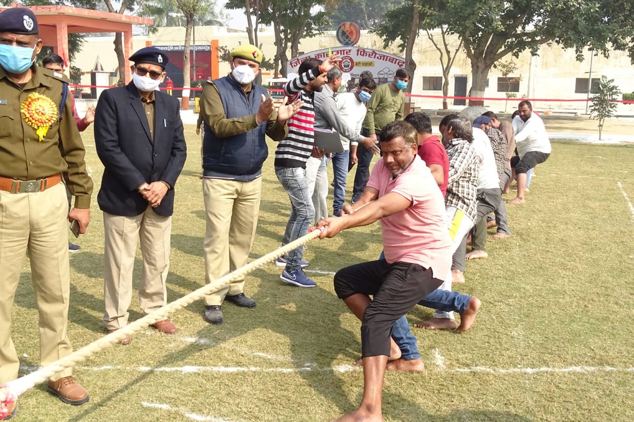 firozabad police,jila jail,firozabad jail