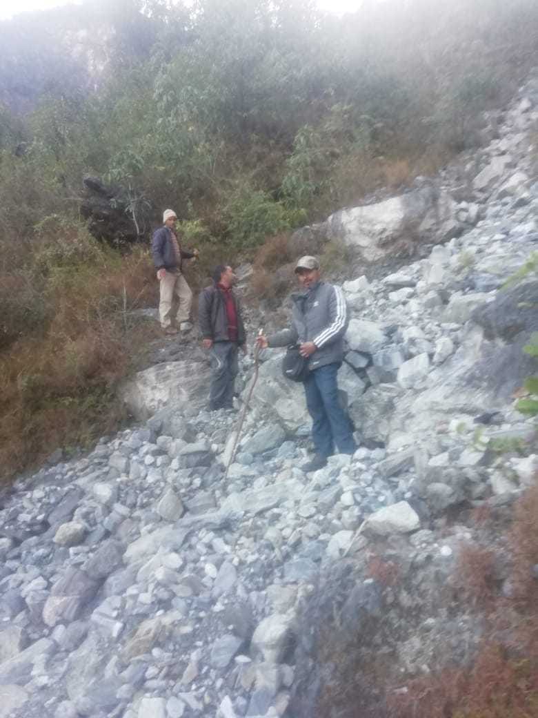 The forest department team reached Bhanar, a village stricken by bear terror