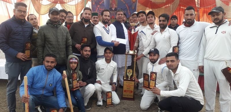 Friends XI won the cricket tournament by defeating Dev XI