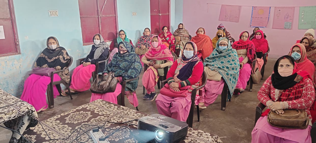 Training given to Anganwadi workers